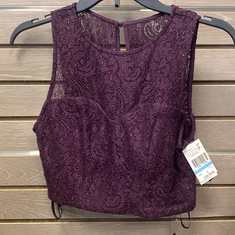 Purple lace social separate.